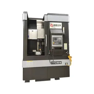 Torno Vertical de alta calidad, herramienta de torneado y fresado cnc VTC80