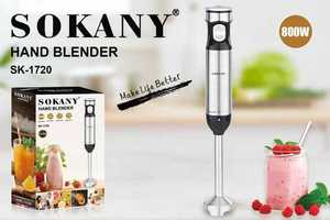 Frullatore a Immersione Sokany 800W in Acciaio Inox, 2 Velocità, Elettrico per Uso Domestico - Product Image 3