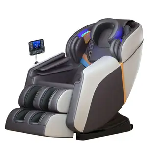 2024 New Design Luxury Shiatsu 4d Massage Chair Foot Spa SL Track Full Body Massage Seat 0 Gravity Massage Chair