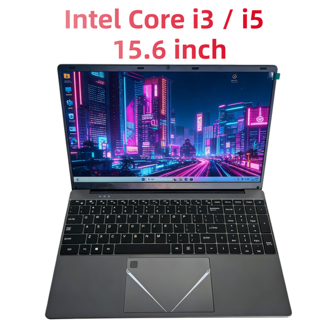 High Performance 15.6 Inch IPS Display Intel Core I3 I5 6th Gen Backlit Keyboard Windows 10/11 Student Laptop