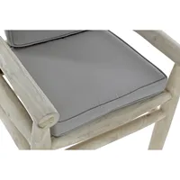 Siège en polyester gris clair SILLON avec hauteur 92 cm, largeur 65 cm, profondeur 80 cm