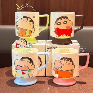 Crayon Shinchan Ceramic Mug Stemmed Cup With Handle Cartoon Design For Coffee Tea Gift Box Spring 2025 - Product Image 3