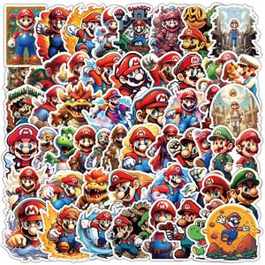 50 pièces <span class=keywords><strong>Mario</strong></span> Graffiti autocollants pour enfants fille mignon princesse étanche dessin animé bricolage autocollant ordinateur autocollants décoratifs - Product Image 1