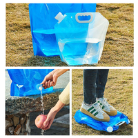 5L 10L Portable Camping En Plein Air Pliant Sac D'eau Hydratation Pliable Seau Camping Stockage D'eau