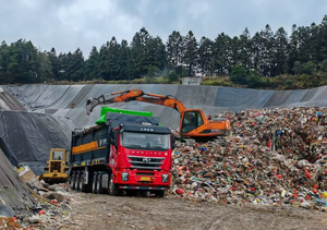Semi-<span class=keywords><strong>remorque</strong></span> en acier pour le transport de déchets avec une charge utile de 25001-30000 kg pour utilisation avec camion-<span class=keywords><strong>remorque</strong></span>, livraison rapide depuis la Chine - Product Image 6