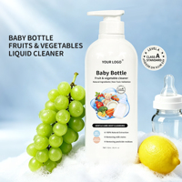 Nettoyant liquide pour biberons de marque privée, qualité alimentaire, naturel, élimine les taches, sûr pour les enfants, produits de nettoyage pour biberons de lait, OEM