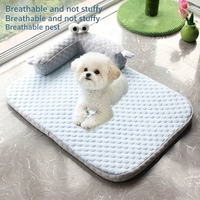 Tapis de couchage pour chien Summer Ice Sense Soft avec mousse à mémoire de forme, détachable et lavable, pour petites races