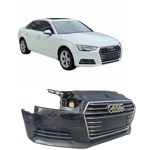 อุปกรณ์ตกแต่งรถคุณภาพสูงสำหรับรถ <span class=keywords><strong>Audi</strong></span> <span class=keywords><strong>A4</strong></span> <span class=keywords><strong>2018</strong></span>กันชนหน้าและกระจังหน้าไฟตัดหมอกใต้ตะแกรง - Product Image 2