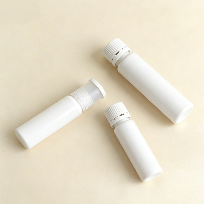 White Amber PP 20cc 30cc Oral Liquid Tube Plastic PET Medicine Tube With Tamper Proof Cap High Temperature Resistant