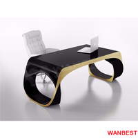 Bon Prix Personnalisé Luxe Moderne Meubles de Bureau Uniques Chef Table Patron Multifonction Exécutif Bureau D'ordinateur