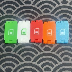 Estuche plegable para tarjetas SIM, 4 ranuras, verde, portátil, para viajes, para tarjetas telefónicas - Product Image 2