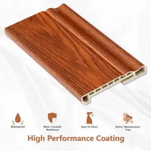 COOWIN 100*17mm PVC süpürgelik kurulu duvar süpürgelik çin tedarikçisi