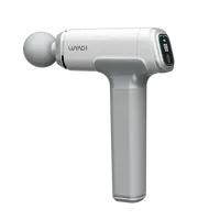 Mini pistolet de massage portable avec écran LCD, masseur musculaire profond rechargeable, pistolet de percussion électrique professionnel pour fascias