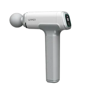 LUYAO充電式電気マッサージャーガンABS素材パーカッションマッスルカイロプラクティックツール、体と頭のリラックスフェイシャル用 - Product Image 3