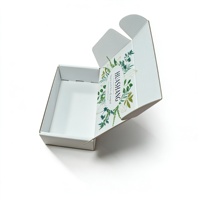 Boîte cadeau alimentaire en carton ondulé imperméable violet avec logo personnalisé |   Ensemble d'emballages de luxe haut de gamme finition mate