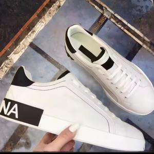 Zapatillas de Piel Auténtica de Alta Calidad para Hombre y Mujer, Diseño de Moda, Casuales, de Lujo, para Caminar, con Suela de Goma - Product Image 3