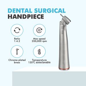 Externe Water <span class=keywords><strong>45</strong></span> Graden Hoek Contra Hoek Lage Snelheid Handstuk Led Vezel 1:4.2 Tandheelkundige Chirurgische Elektromotor Handstuk - Product Image 3