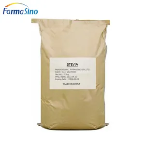 FarmaSino 감미료 스테비아 분말 제조자 대량 제일 가격 자연적인 Rebaudiana 스테비아
