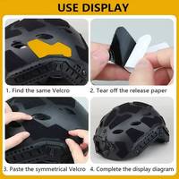 Casque de vélo tactique Airsoft avec rembourrage interne en nylon adhésif ACH/MICH/IBH/PASGT/USMC/Airsoft, personnalisation de sécurité Newtech