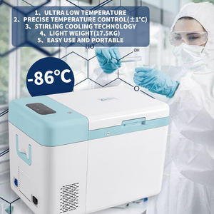 Minus 86 derajat suhu sangat rendah kulkas Lab vaksin medis freezer portabel - Product Image 2
