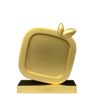 Carte mère premium en métal en forme de pomme, Souvenir, nouveau cadeau d'affaires et de promotion