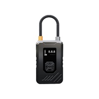 Compresseur d'air portable électrique compact pour voiture avec éclairage et affichage numérique, facile à utiliser, ajustement universel pour OLIVER