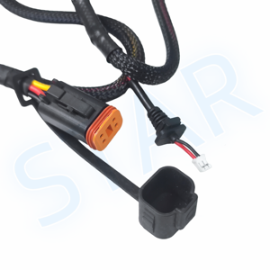 Oem 7 pin duy nhất-đầu ra trailer Cắm hệ thống dây điện khai thác Cáp lắp ráp ô tô không thấm nước Deutsch cắm kết nối DT06-4S-E004 - Product Image 4