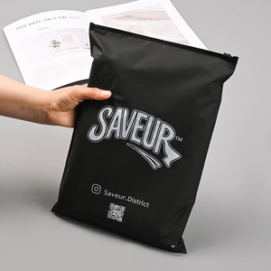 Bolsas Personalizadas com Seu Logo, Sacos Reciclados Foscos para Envio de Roupas, Sacos Plásticos com Zíper, Bolsas de Polietileno com Fecho Zip - Product Image 1