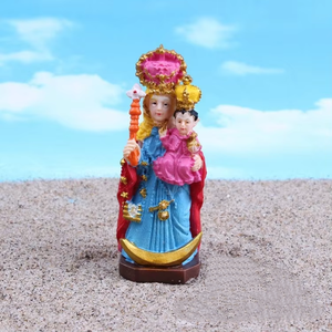 Venta al por mayor resina Santa Madre <span class=keywords><strong>Padre</strong></span> adornos artesanías de resina figura Oriental decoración para mesa de arena psicológica paisajismo - Product Image 2