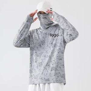 Camiseta <span class=keywords><strong>de</strong></span> <span class=keywords><strong>Pesca</strong></span> Personalizada con Protección Solar UPF 50+ para Hombre, Camiseta <span class=keywords><strong>de</strong></span> Manga Larga <span class=keywords><strong>de</strong></span> Poliéster para Senderismo y Actividades al Aire Libre - Product Image 2