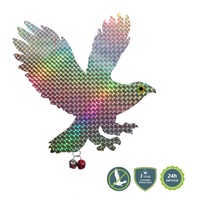 Aigle effrayant réfléchissant pour oiseaux, dissuasifs décoratifs pour oiseaux éloignent les oiseaux