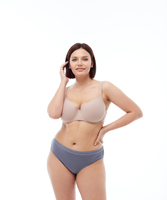 Culottes en coton uni respirantes pour femmes Cherry Girl