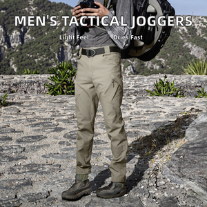 Pantalones Cargo Tácticos Ligeros de Cintura Media para Hombre, Marca Privada, Estilo Casual, Tallas Grandes, Servicio OEM Personalizado - Product Image 2