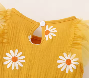 Nuevo Vestido Elegante con Estampado de Margaritas <span class=keywords><strong>para</strong></span> Niñas, Cuello Redondo, Estilo Informal, Ideal <span class=keywords><strong>para</strong></span> Fiestas de Verano, Bodas, <span class=keywords><strong>Primera</strong></span> <span class=keywords><strong>Comunión</strong></span> - Product Image 3