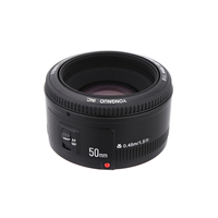 Objectif Photo YONGNUO YN50mm F1.8 pour Nikon / Canon EOS, Objectif à Grande Ouverture avec Mise au Point Automatique pour Appareil Photo Reflex Numérique D800 D300 D700 D3200 D3300