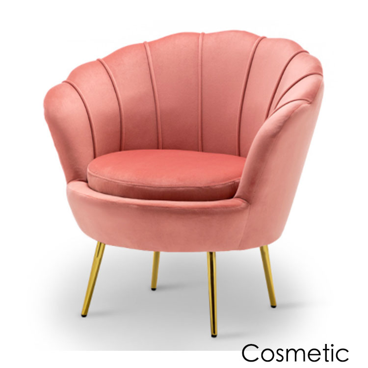 Nordic fabric small apartment single sofa leisure balcony bedroom clothing store dessert shop sofa chair
