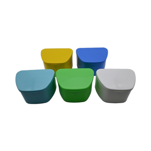 حامل صندوق أسنان يدوي بأسنان شبه منحرفة، تخزين لعيادة الأسنان، حامل أطقم الأسنان الملون، معدات وملحقات العلاج الفموي - Product Image 2