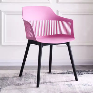 Silla de Comedor Moderna de Alta Calidad, Diseño Nórdico Italiano, Patas de Metal y Plástico, para Hogar, Cocina, Hotel, Restaurante - Product Image 1