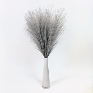 Decorazione Verde di Alta Qualità, Fiori di Erba della Pampa Gialla per Decorazioni Matrimoniali, Piante Artificiali da Interno in Vaso - Product Image 6