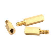 Male Female Stud Standoffs Hexagonal Copper Hexagon Isolation Column Fasteners Between Single Head Stud Screws