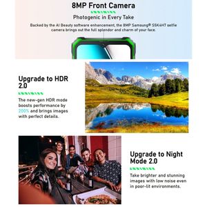 <span class=keywords><strong>Blackview</strong></span>-teléfono inteligente <span class=keywords><strong>BV7100</strong></span>, versión Global, batería de 13000mAh, pantalla de 6.583 pulgadas, Android, 6GB + 128GB, 4G - Product Image 6