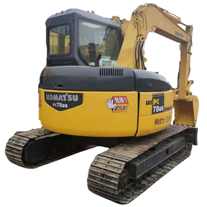 Komatsu Mini excavadoras sobre orugas PC78US 7 toneladas de rendimiento usado Shanghai incluye bomba de motor para la venta de obras de construcción - Product Image 5