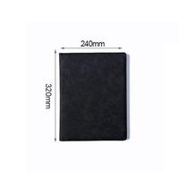 Carpeta de cartera de cuero A4 para ejecutivos universitarios, Portapapeles de Metal, carpetas de negocios, soporte para documentos, organizador para oficina