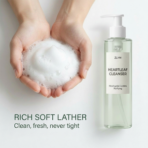 <span class=keywords><strong>Nettoyant</strong></span> visage Clean Beauty Heartleaf, Houttuynia Cordata, apaisant, doux, végan, pour peaux sensibles, sujetes à l'acné et grasses - Product Image 5
