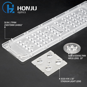 Fabricante 35MM <span class=keywords><strong>Fresnel</strong></span> lente PMMA óptico ultrafino IP66 92% transmitancia 30/60 grados Ángulo de haz interior minorista comercial - Product Image 4