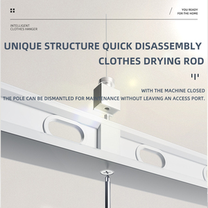 Séchoir à linge électrique intelligent et automatique pour balcon <span class=keywords><strong>de</strong></span> Hong Kong, avec éclairage, 1,8 mètre <span class=keywords><strong>de</strong></span> long, 220V/110V - Product Image 3