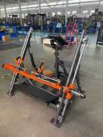 Máquina de Fitness de Tipo Avanzado, Equipo de Gimnasio Multifuncional, Máquina de Remo Orbital con Carga de Placas para Entrenamiento, Unisex, Comercial