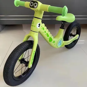 婴儿骑行12英寸尼龙材料2至6岁儿童第一平衡赛车无踏板骑行玩具推自行车骑行汽车玩具