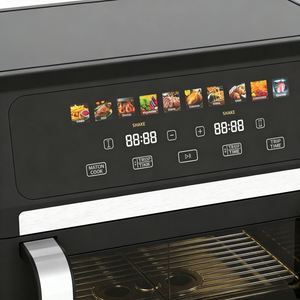 200 ℃   Friteuse à air 10 L à température réglable, 10 programmes prédéfinis, fonction Sync & Match Cook, pieds antidérapants, élément chauffant en acier inoxydable SS304, compatible lave-vaisselle - Product Image 3