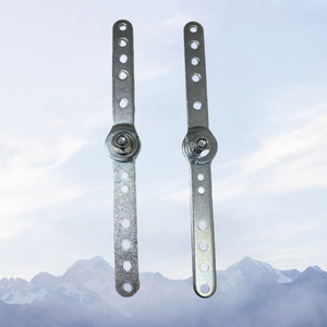 Charnière de meuble réglable en fer, sans butée, multi-angles, à montage en surface, pour accessoires d'appui-tête de canapé - Product Image 2